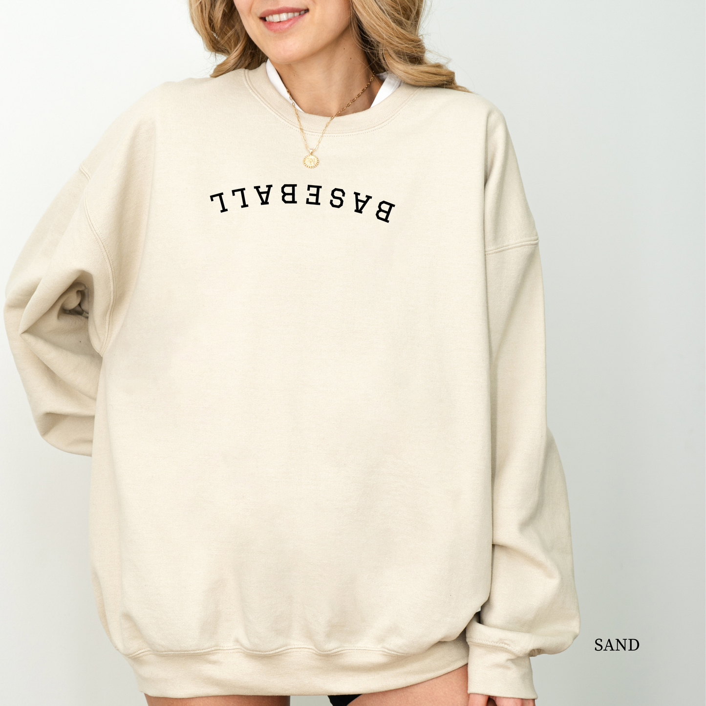 Upside Down Baseball Sweatshirt