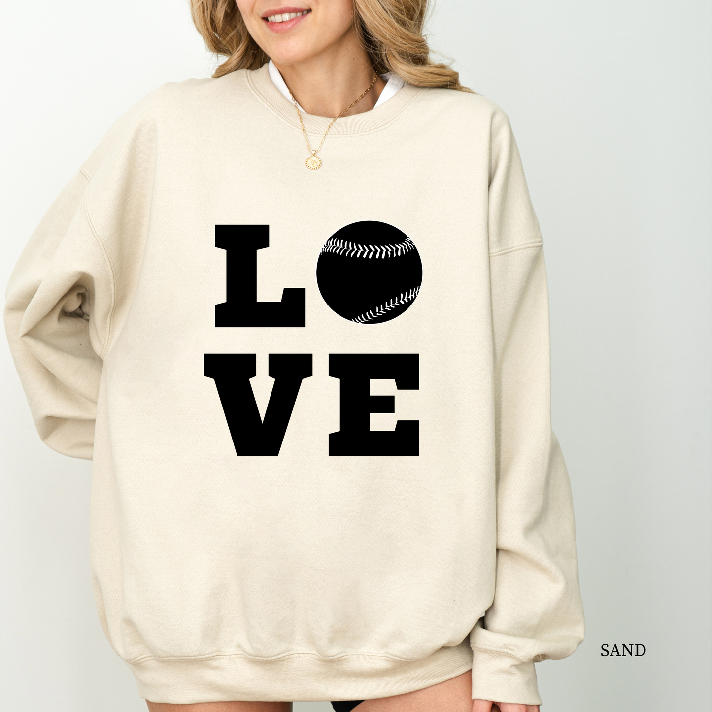 LOVE Baseball Sweatshirt