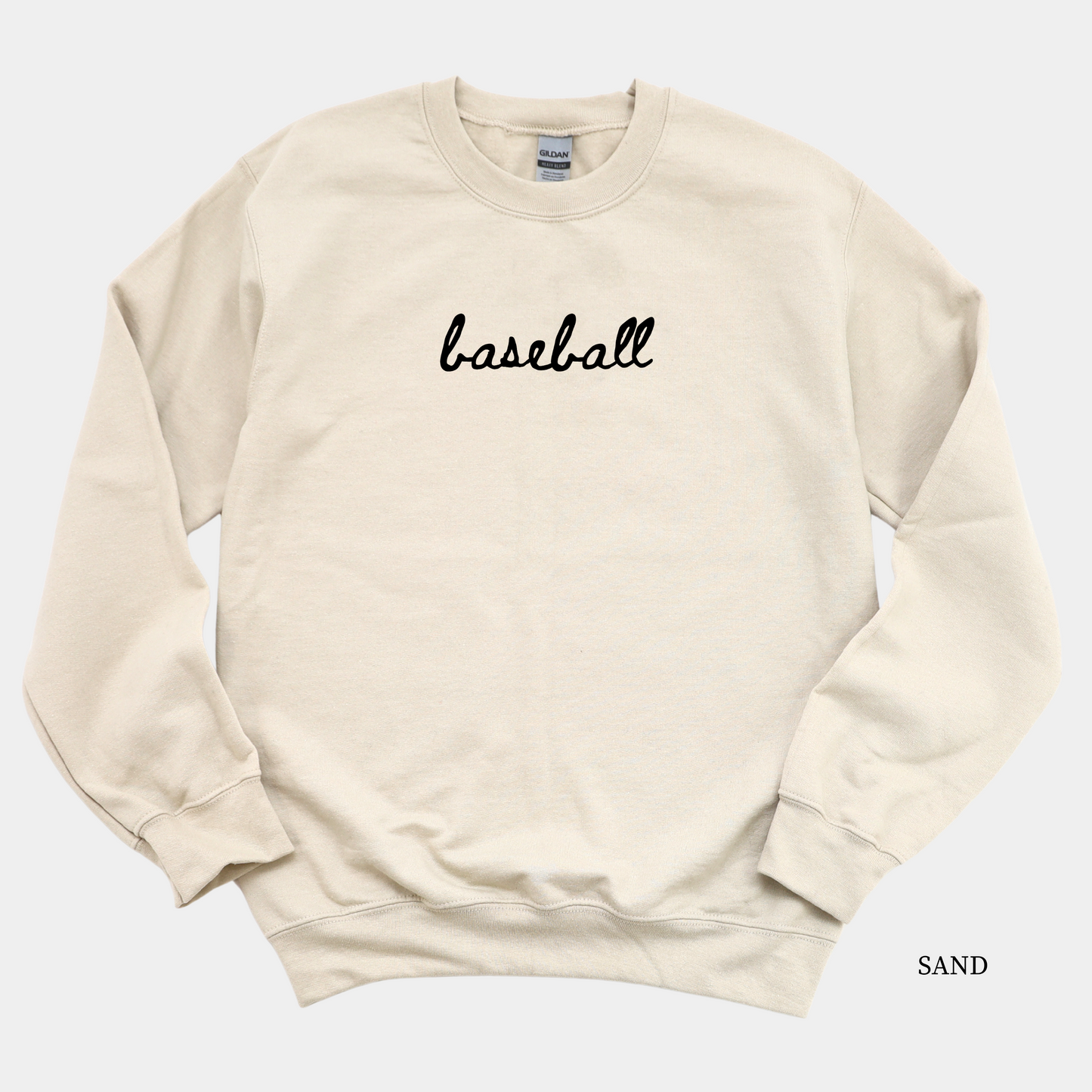 Cursive Baseball Sweatshirt