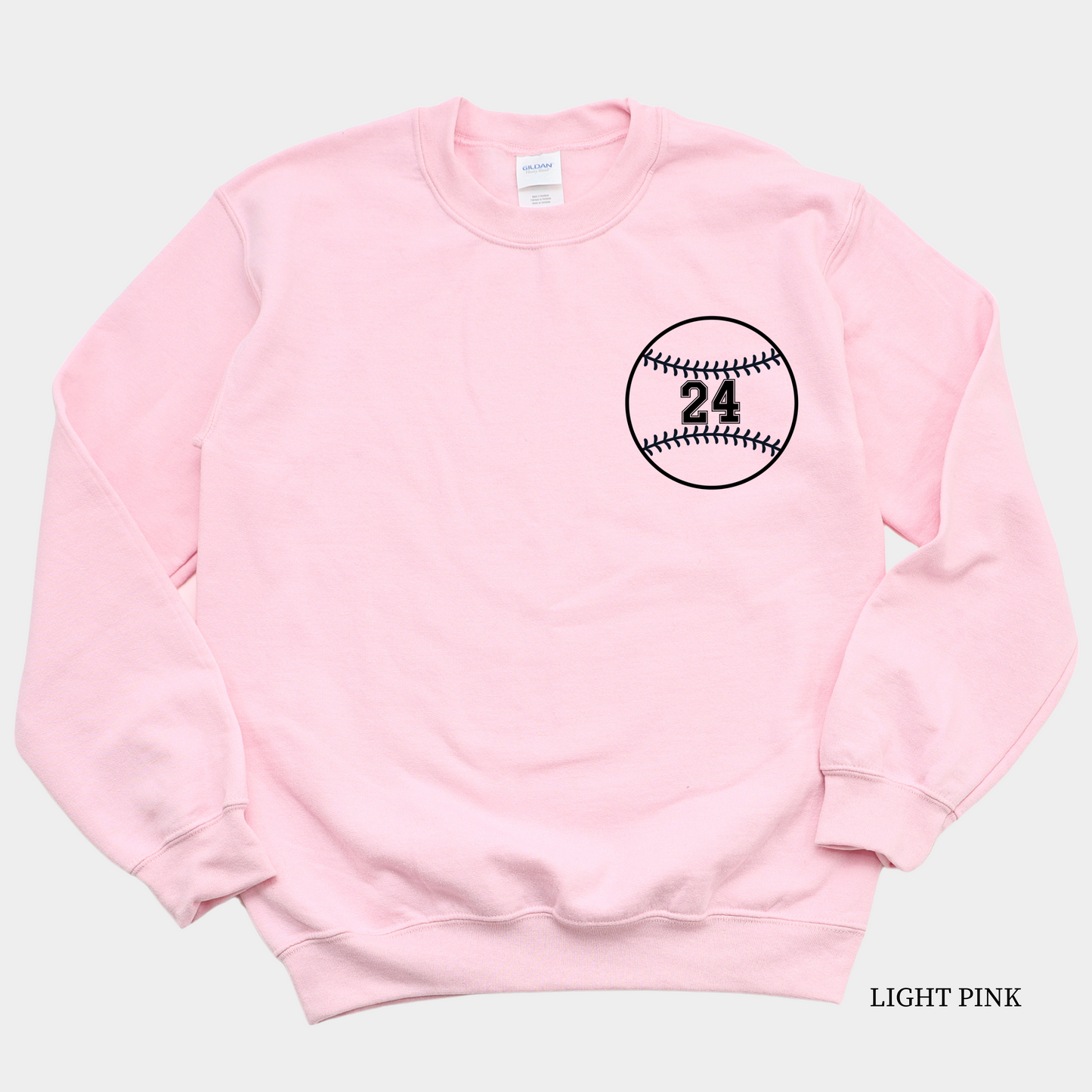 Baseball + Number Sweatshirt (Personalize!)