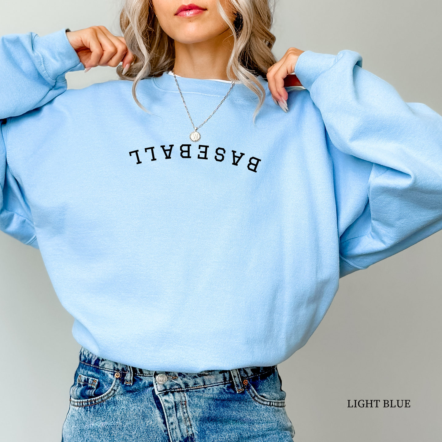 Upside Down Baseball Sweatshirt