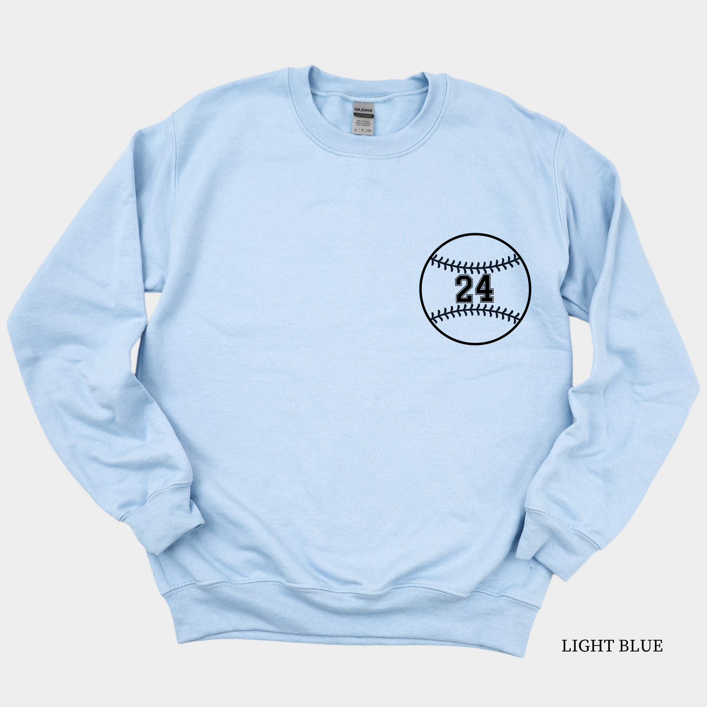 Baseball + Number Sweatshirt (Personalize!)