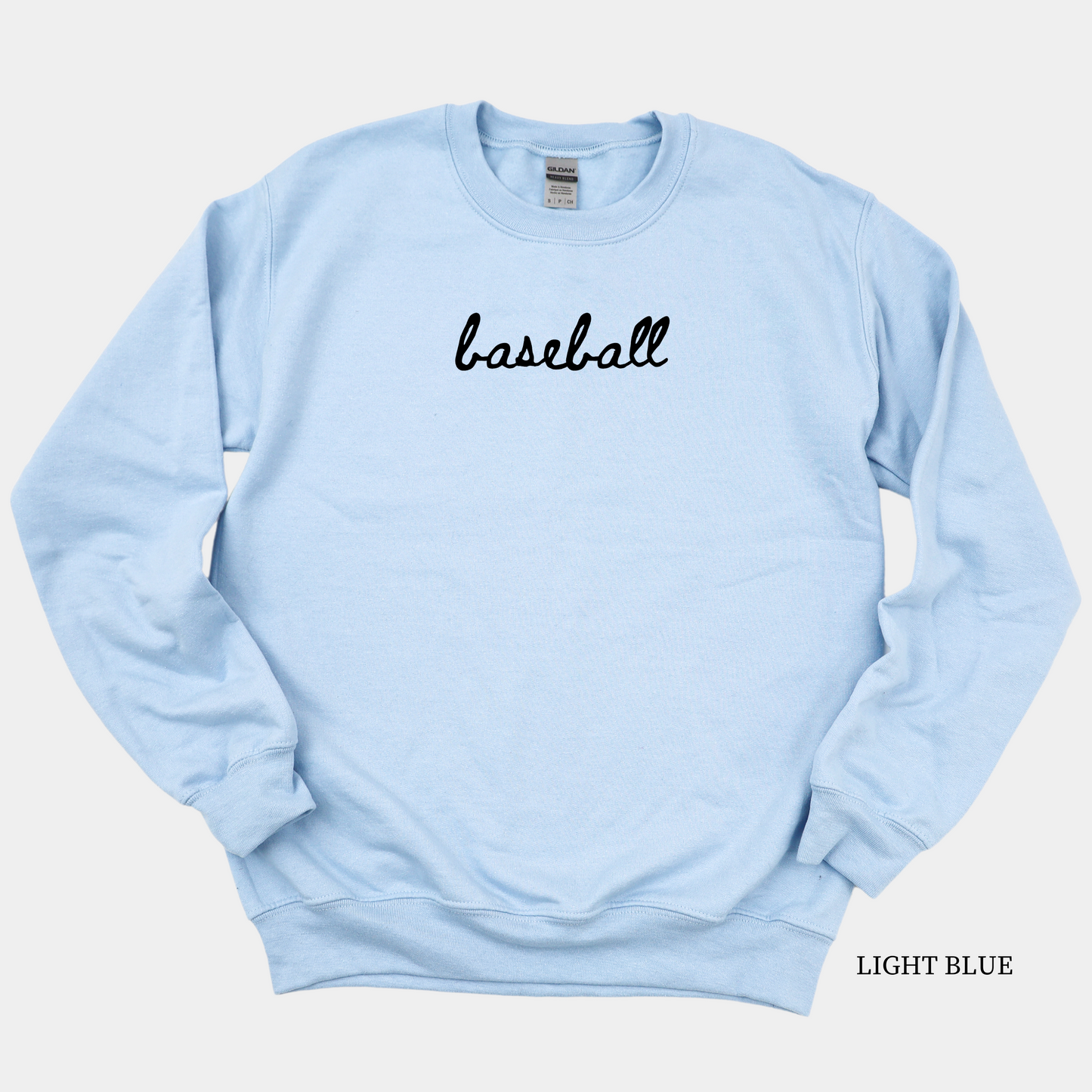 Cursive Baseball Sweatshirt