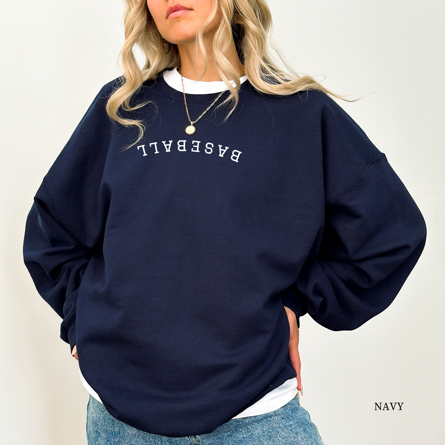 Upside Down Baseball Sweatshirt