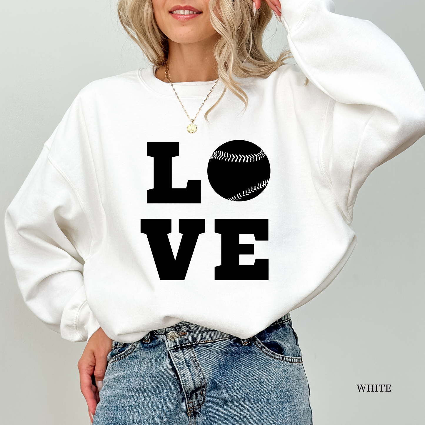 LOVE Baseball Sweatshirt