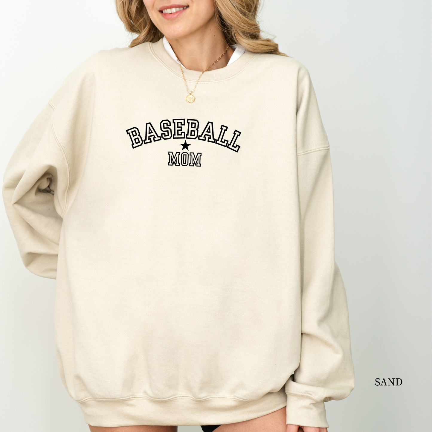 Baseball Star Mom Sweatshirt