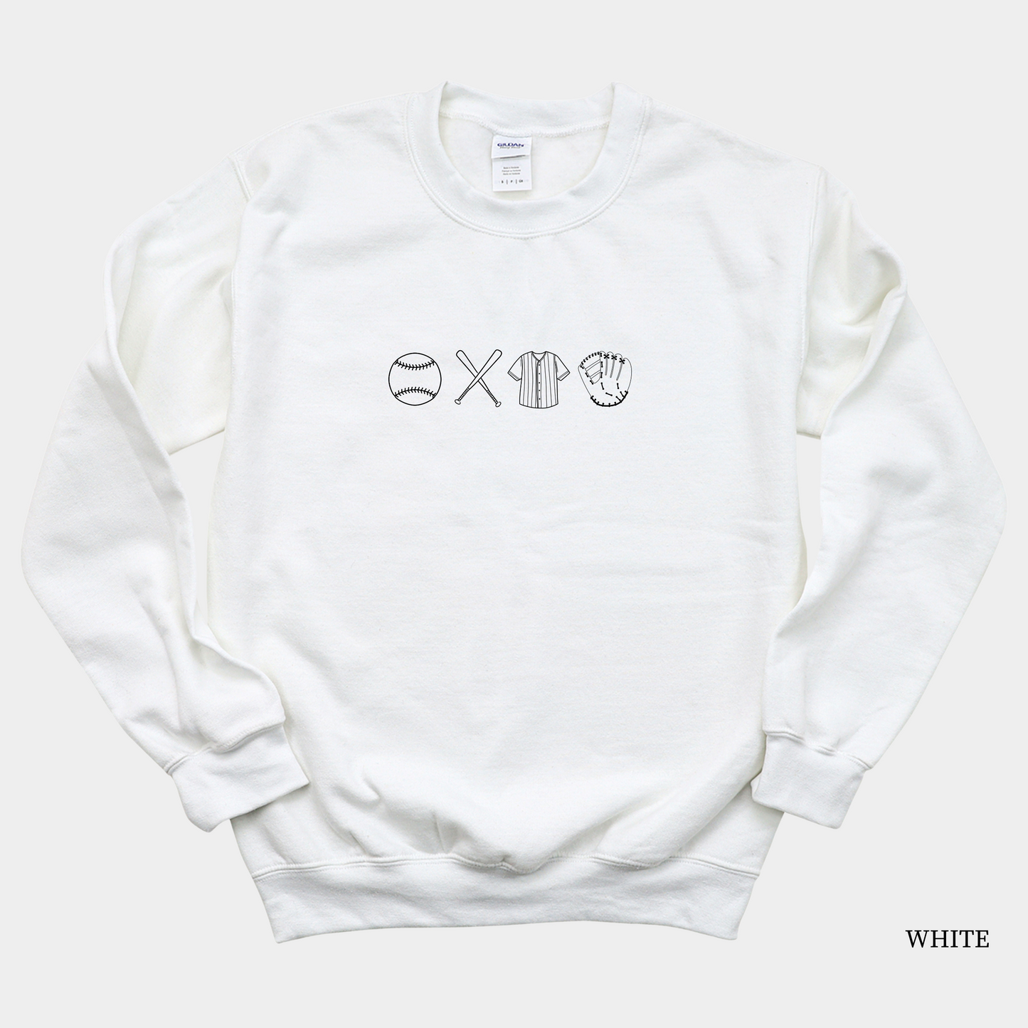 Baseball Symbols Sweatshirt