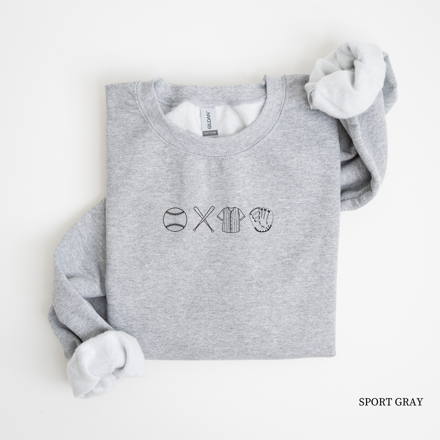 Baseball Symbols Sweatshirt