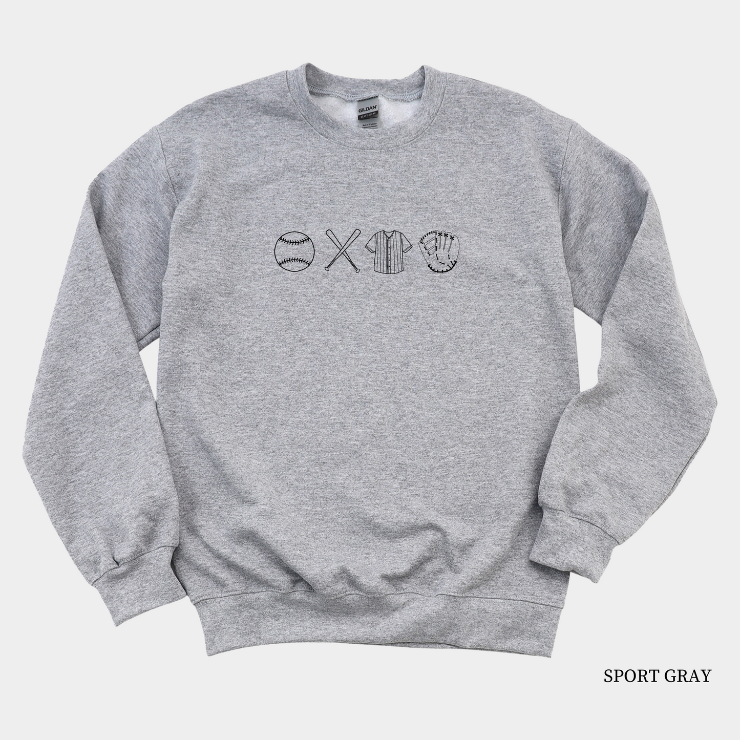 Baseball Symbols Sweatshirt