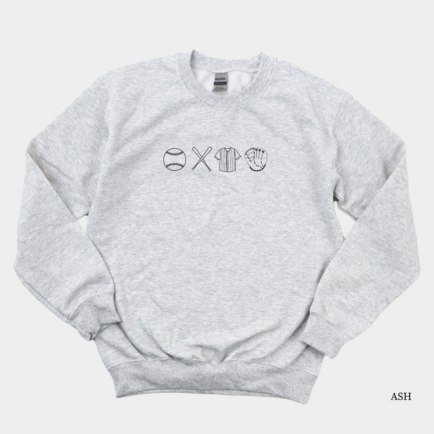 Baseball Symbols Sweatshirt