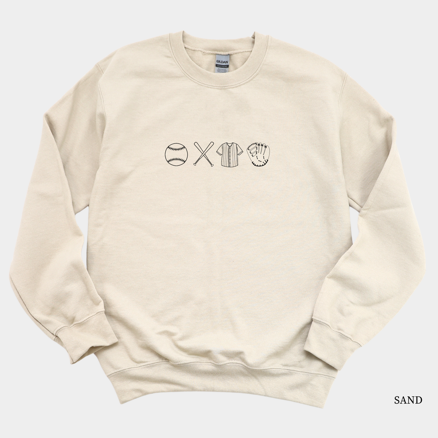 Baseball Symbols Sweatshirt