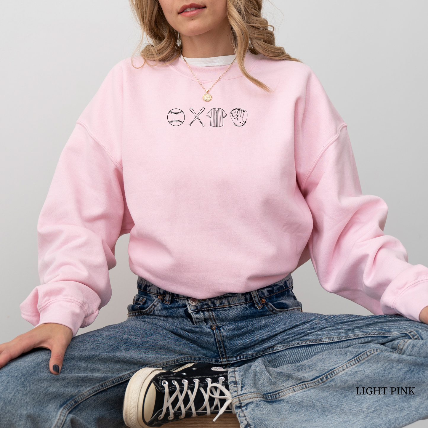 Baseball Symbols Sweatshirt