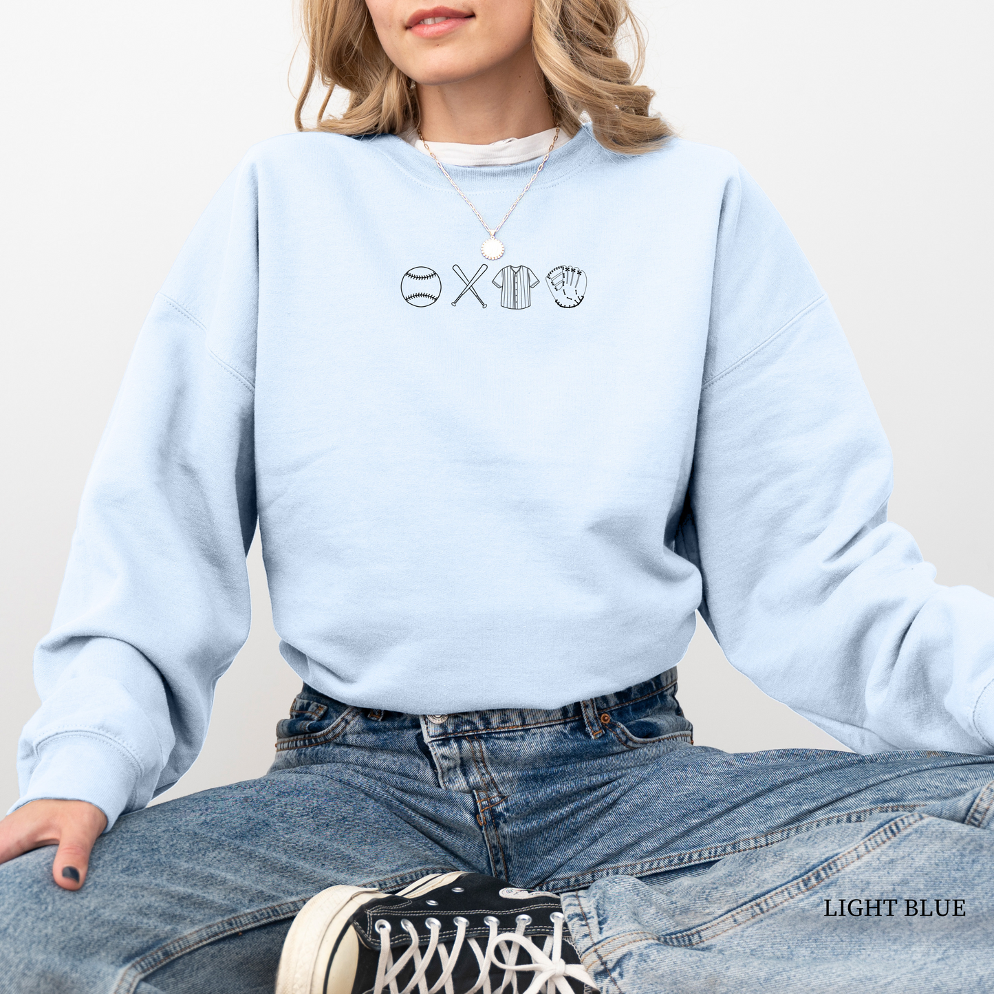 Baseball Symbols Sweatshirt