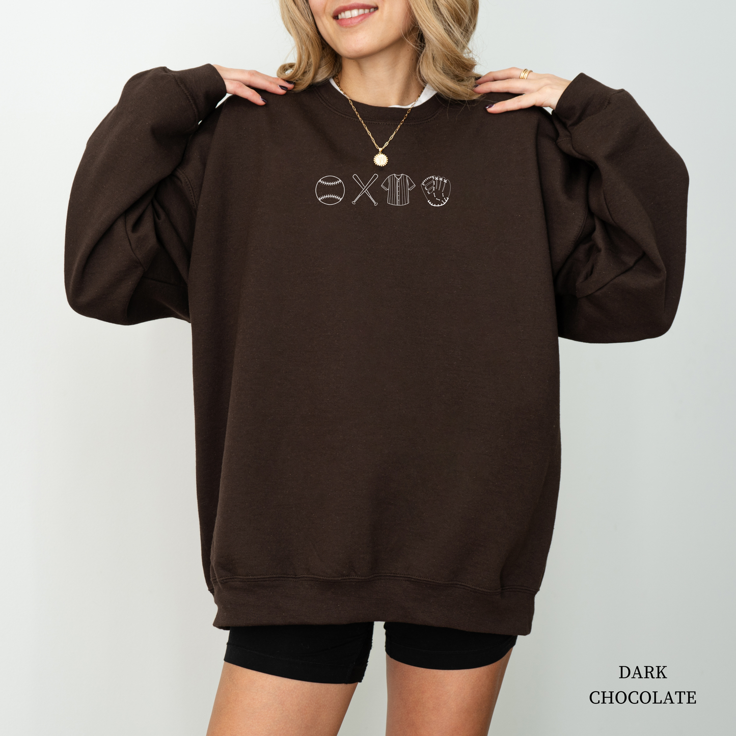 Baseball Symbols Sweatshirt