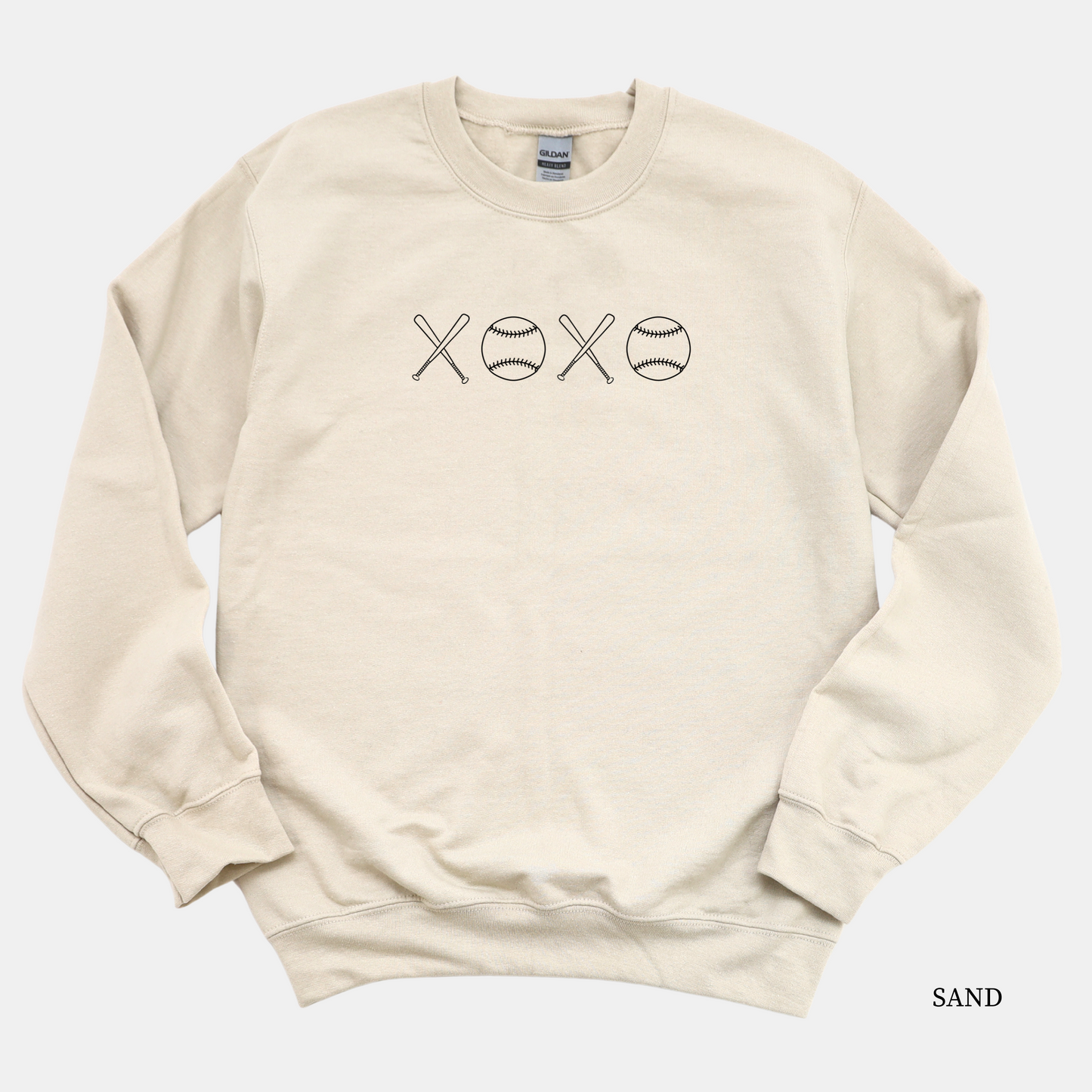 XOXO Baseball Sweatshirt