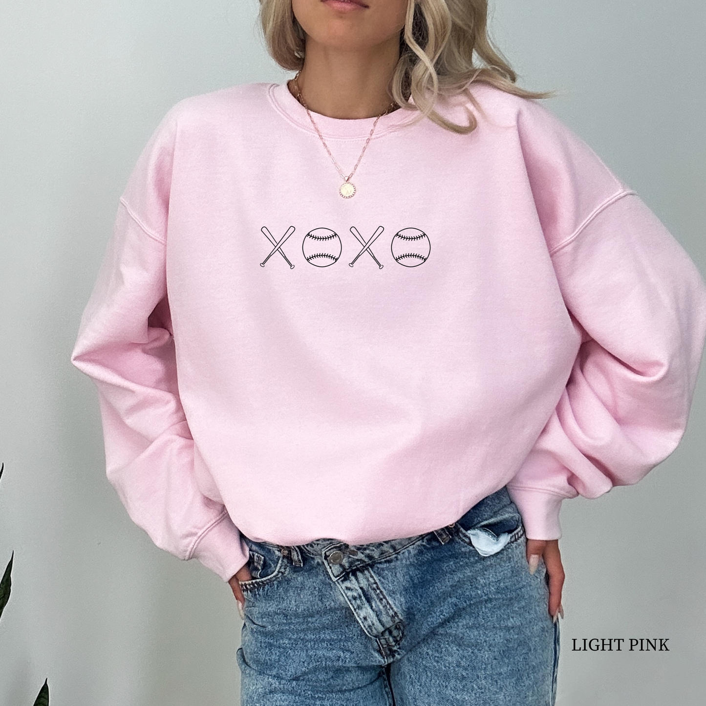 XOXO Baseball Sweatshirt