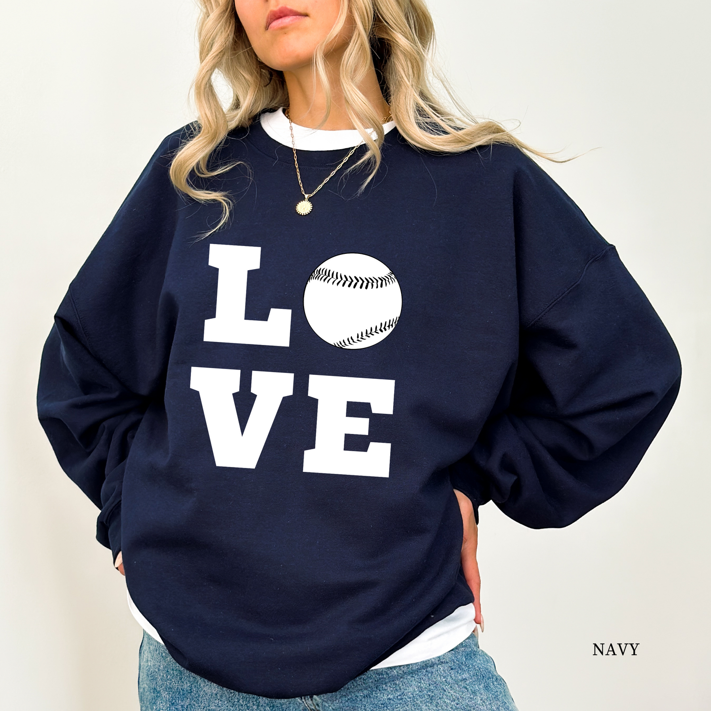 LOVE Baseball Sweatshirt