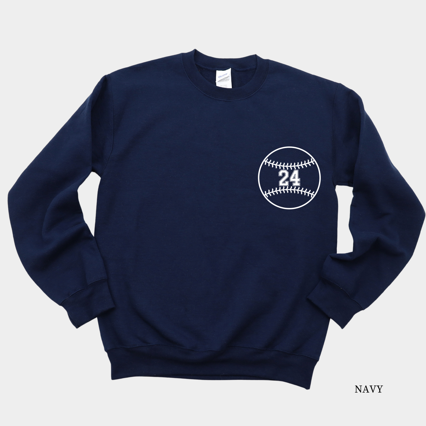 Baseball + Number Sweatshirt (Personalize!)