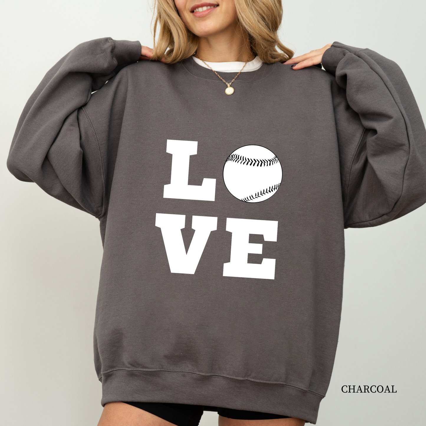 LOVE Baseball Sweatshirt