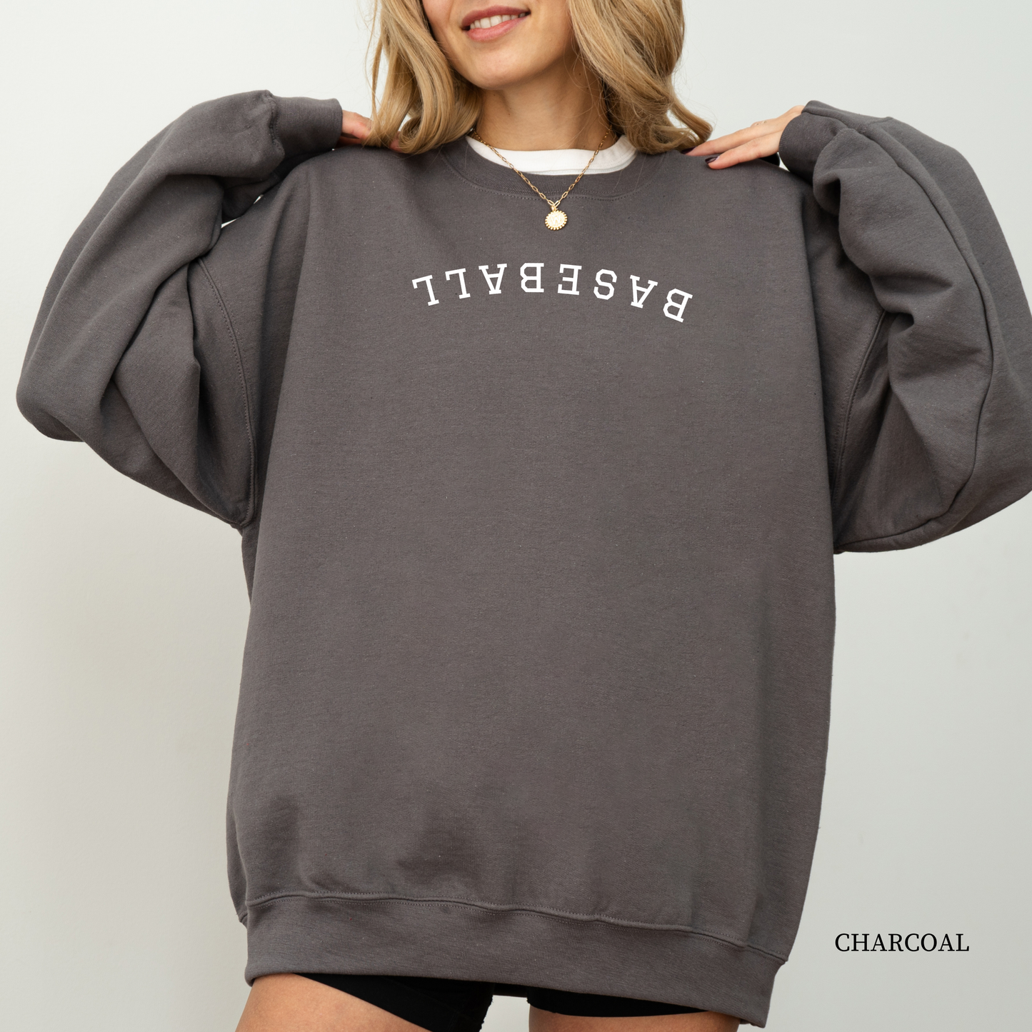 Upside Down Baseball Sweatshirt