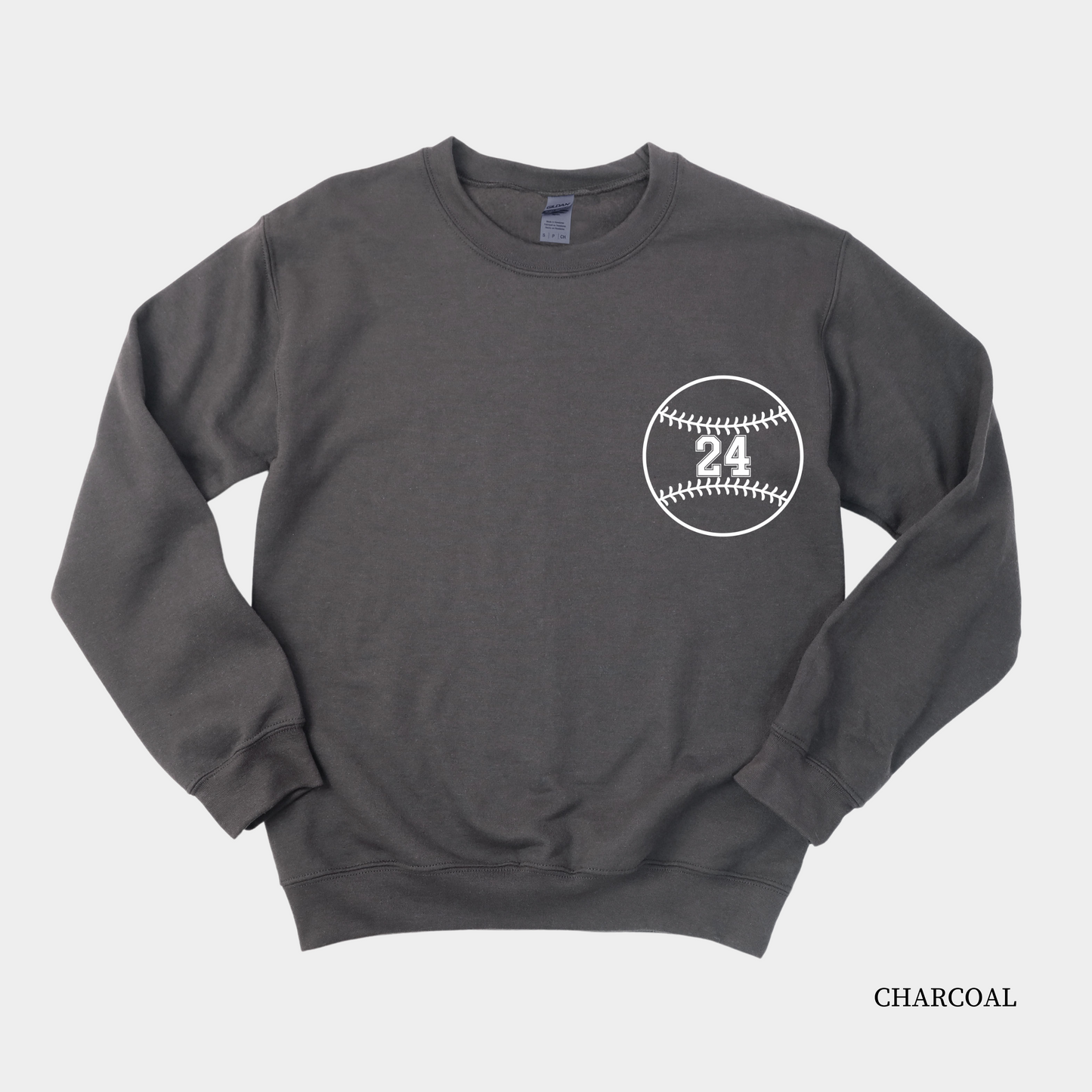 Baseball + Number Sweatshirt (Personalize!)