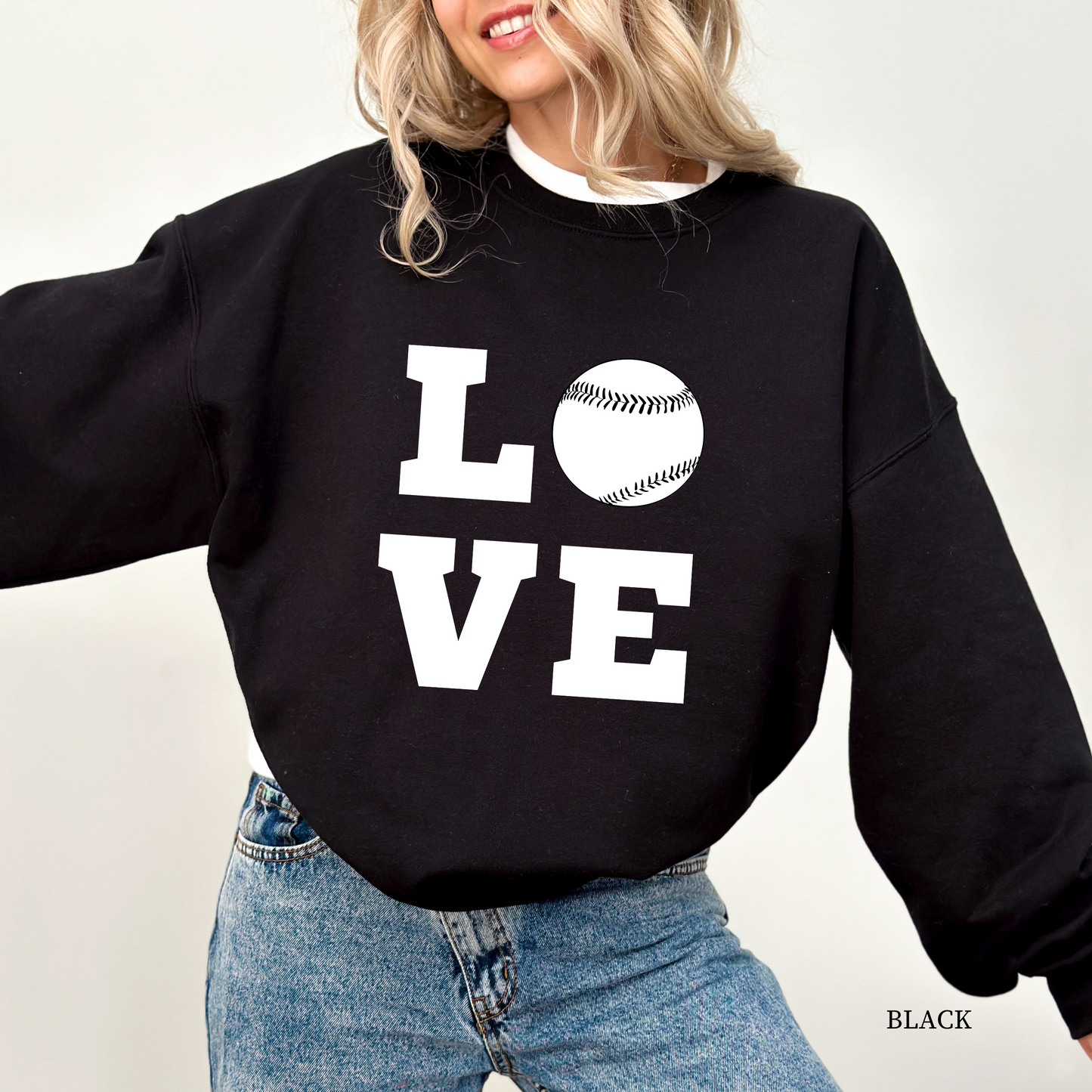 LOVE Baseball Sweatshirt