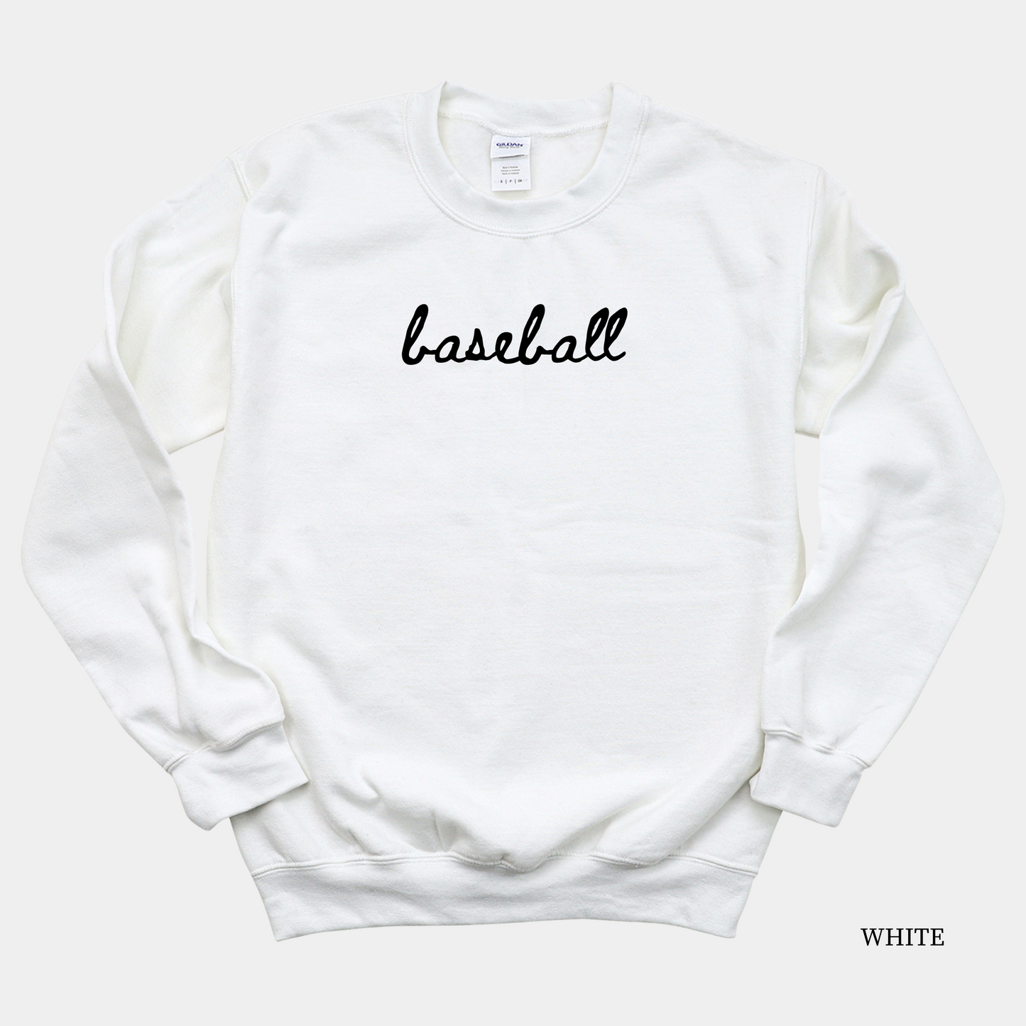 Cursive Baseball Sweatshirt