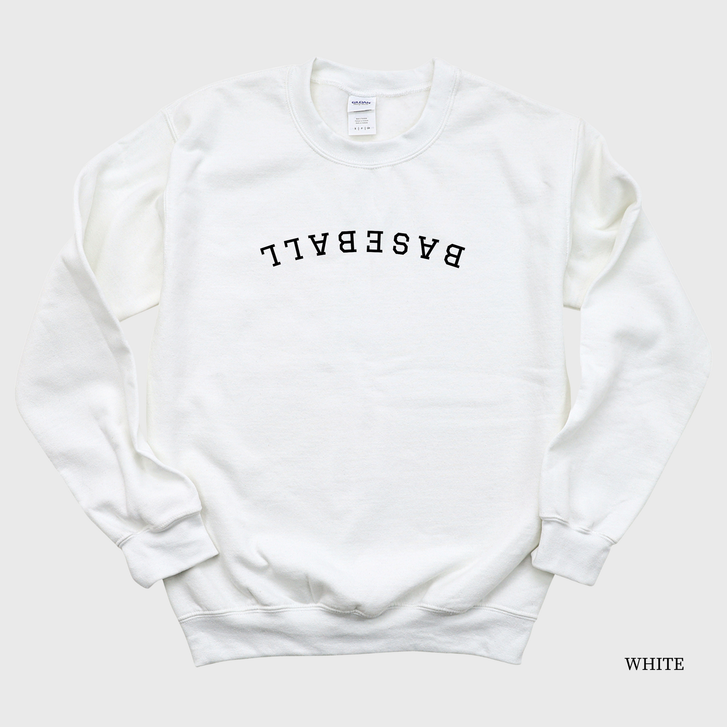 Upside Down Baseball Sweatshirt