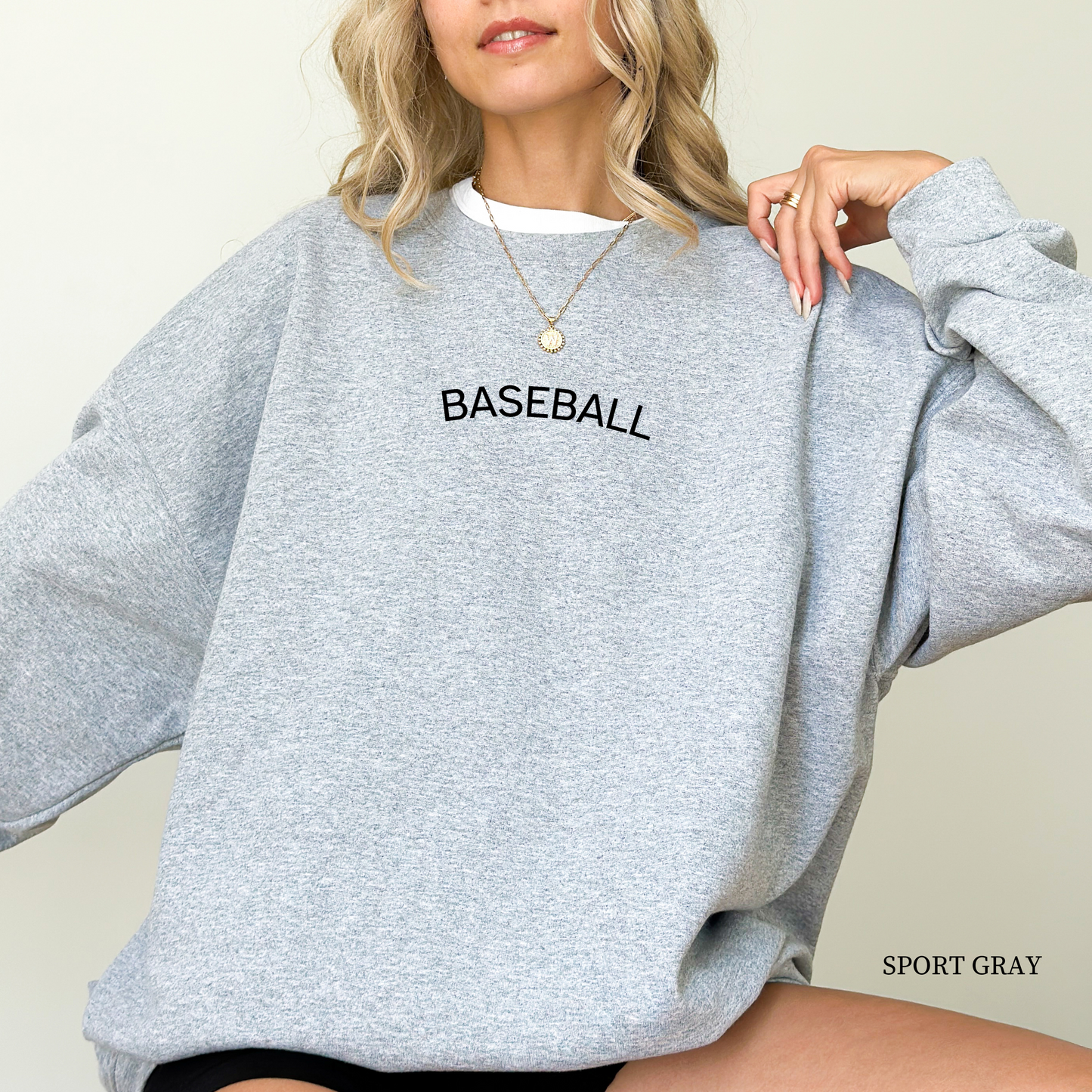 Minimalist Baseball Sweatshirt