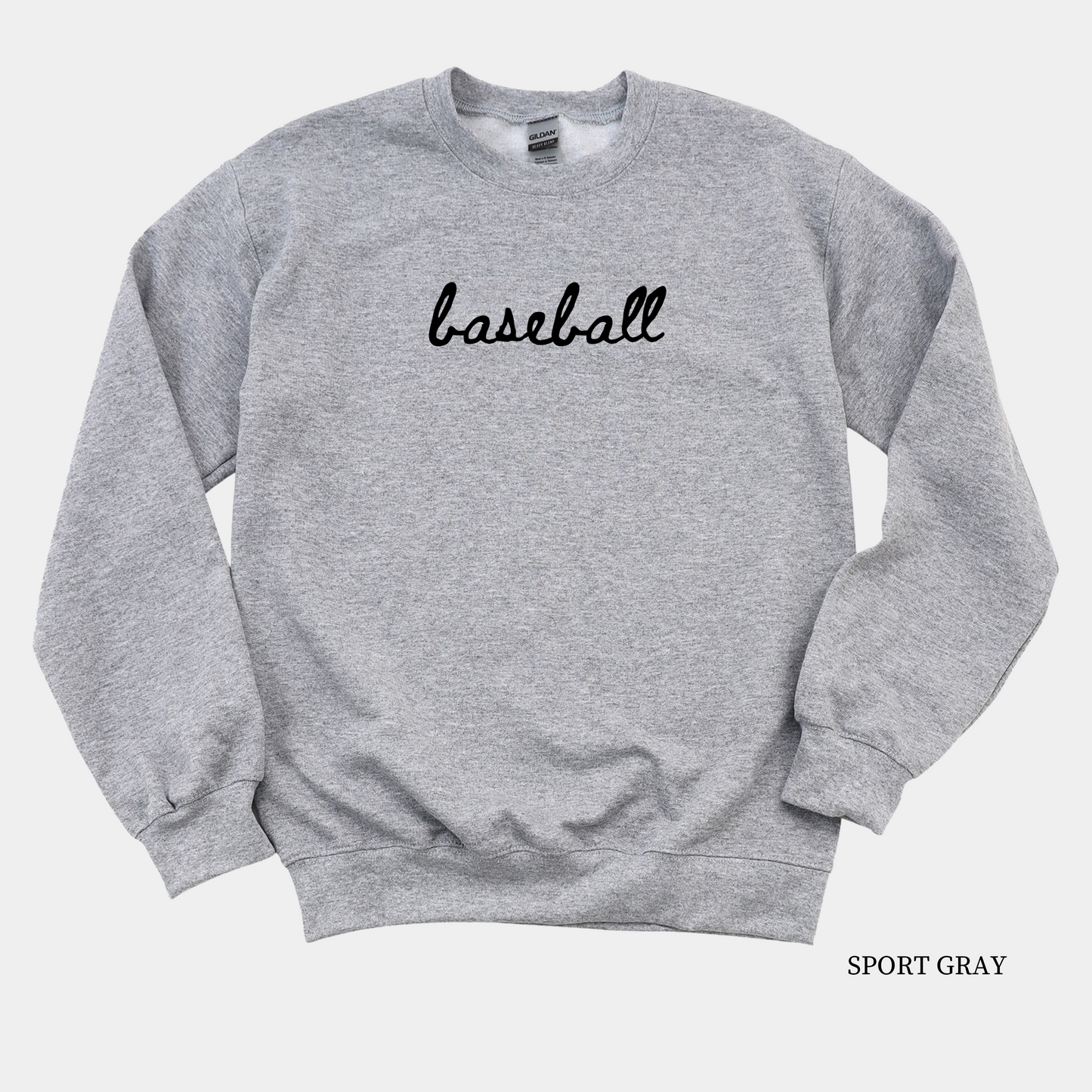 Cursive Baseball Sweatshirt