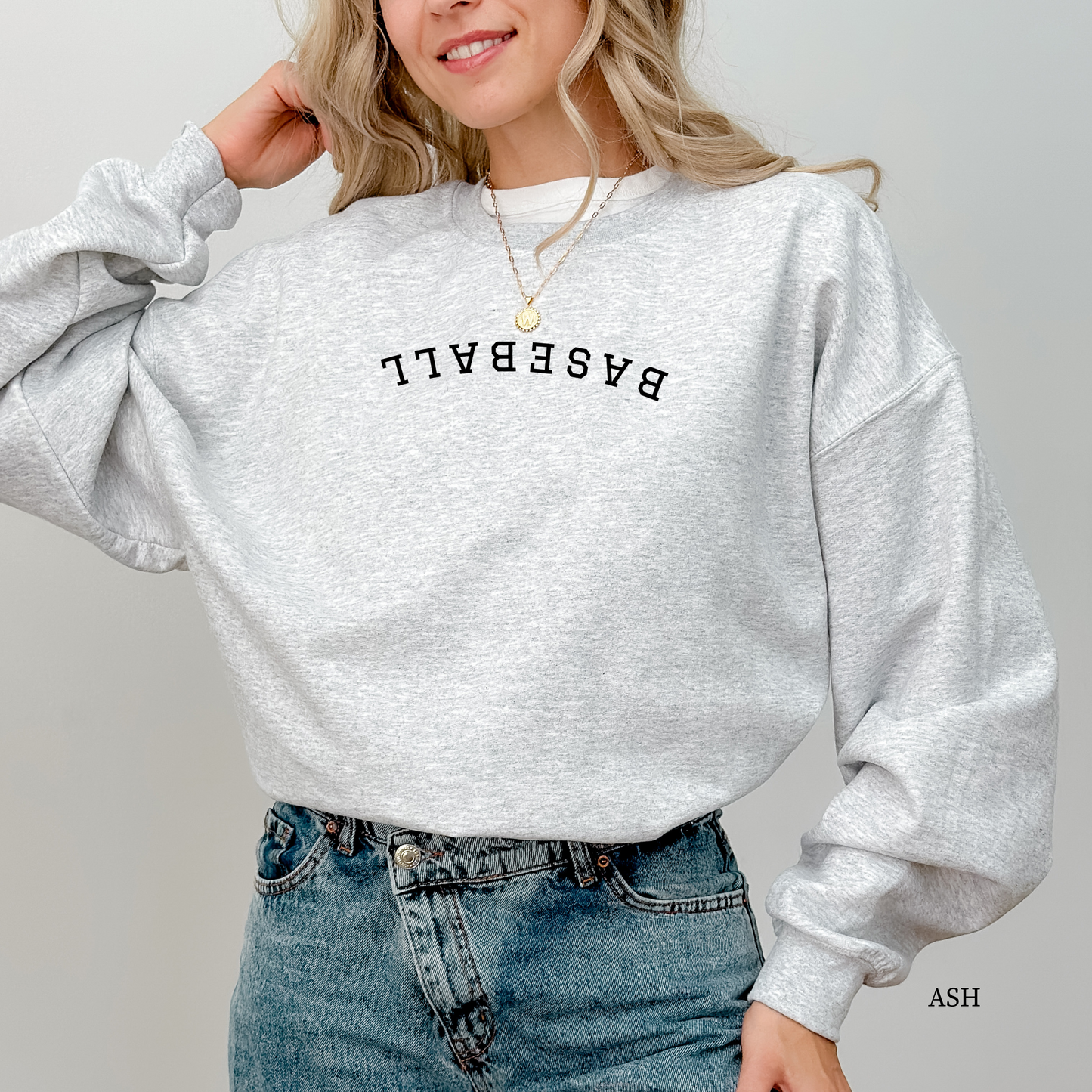 Upside Down Baseball Sweatshirt