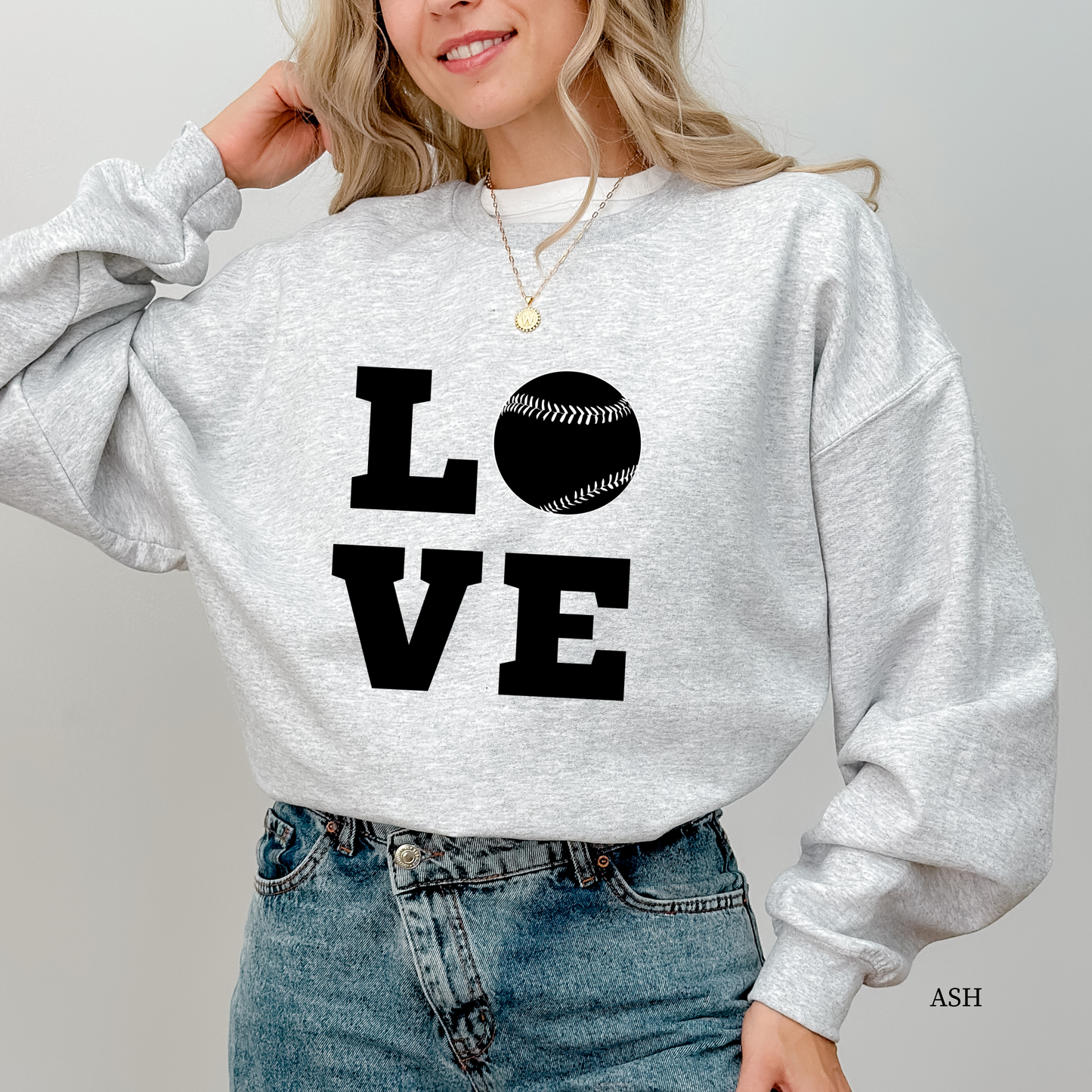 LOVE Baseball Sweatshirt