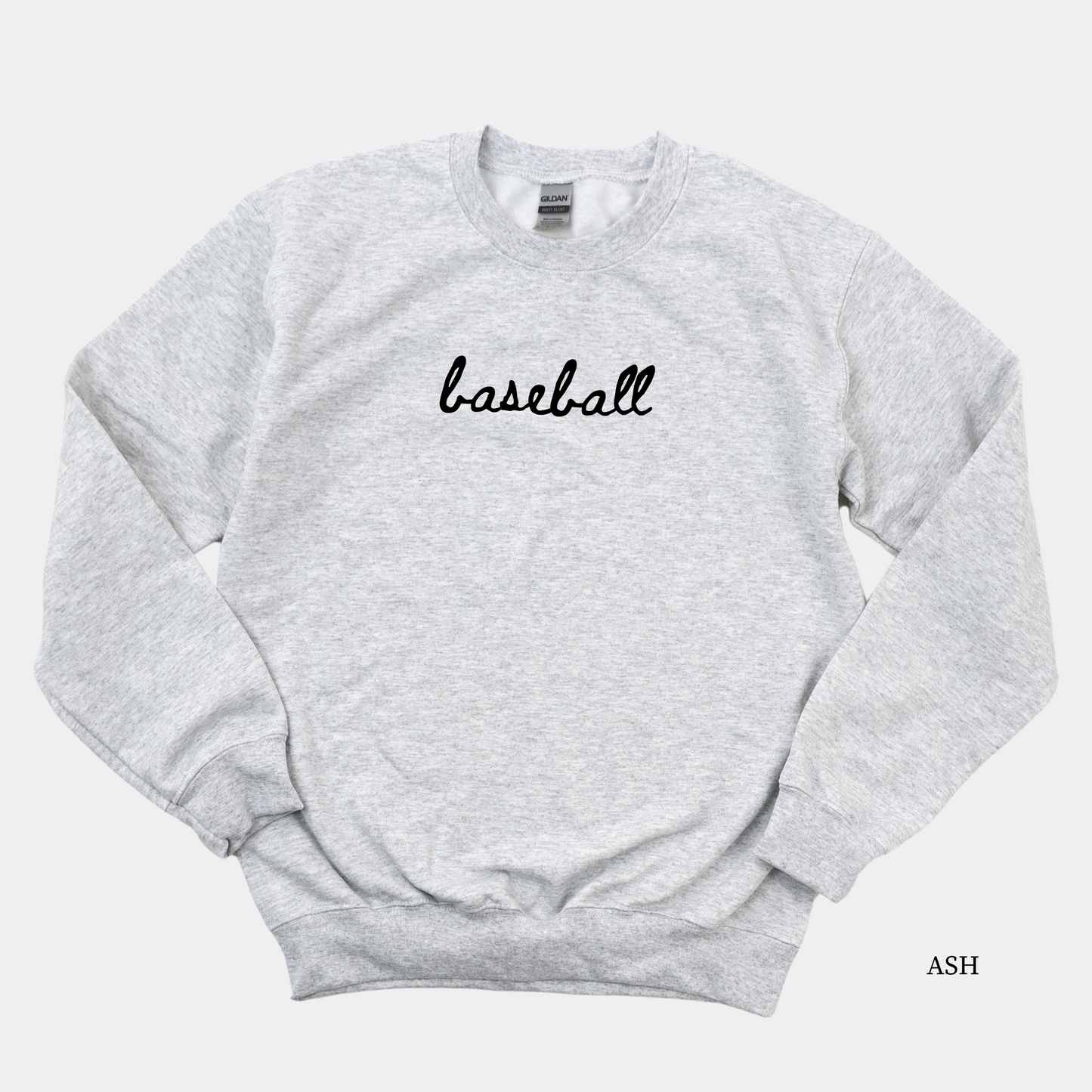 Cursive Baseball Sweatshirt