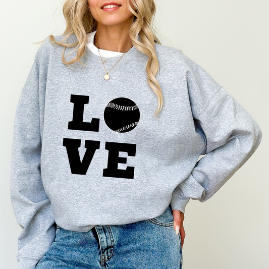 LOVE Baseball Sweatshirt